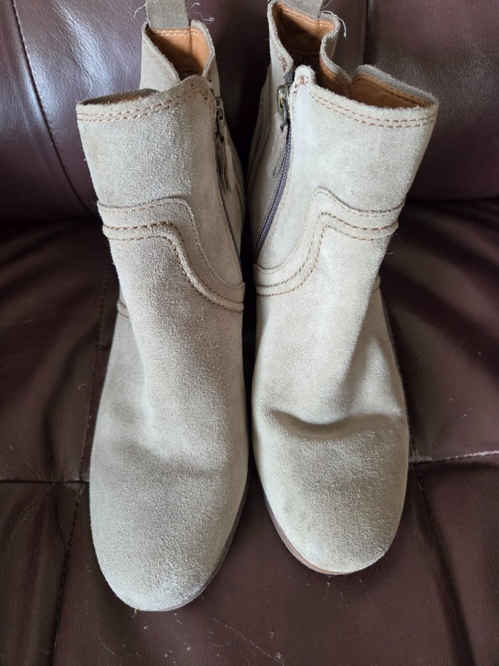 Comfortiva Suede ankle boots.